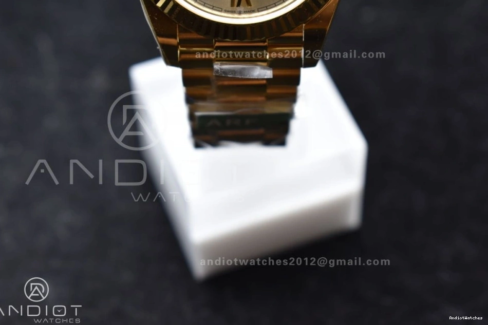 664 228238 Bracelet Dial VR3255 Edition (Gain ZeroBulk President 1:1 Date YG Best Silver ARF On Day Weight) Roman 40 0320